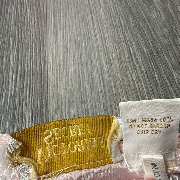 Victoria's Secret Pale Pink Satin Floral Camisole Y2K Fairy Medium - Picture 5 of 9